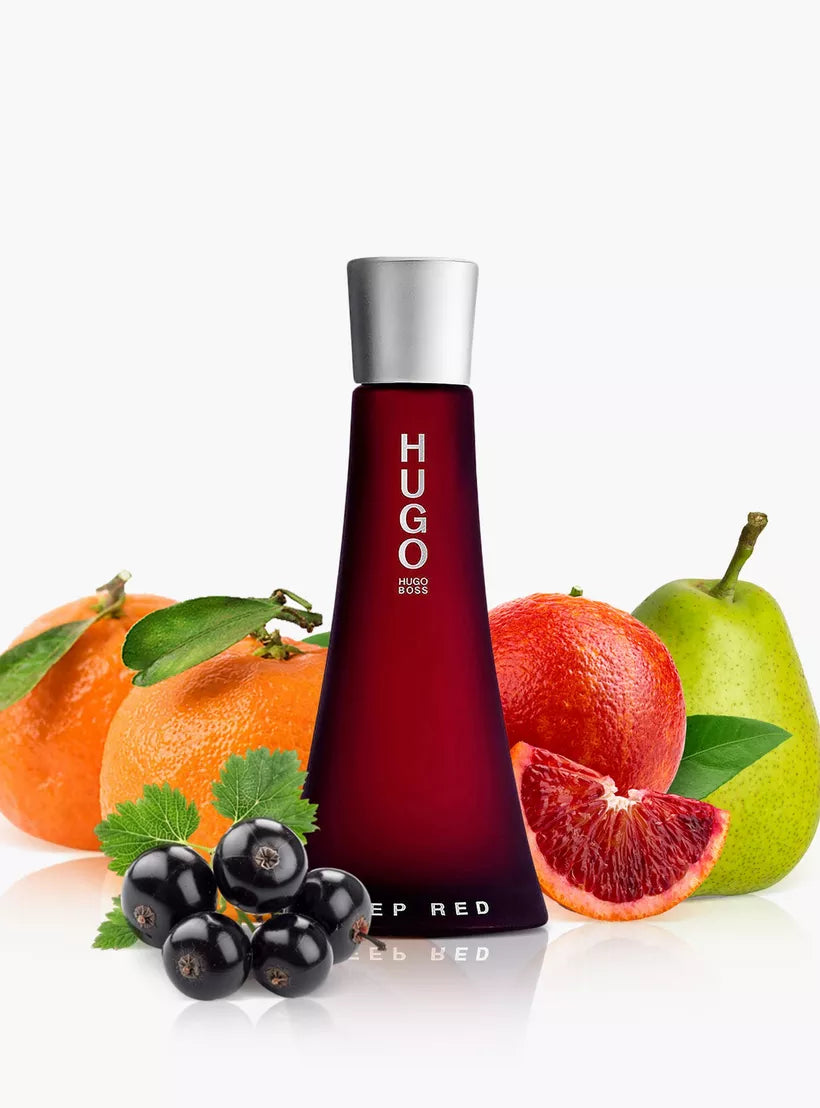 HUGO BOSS DEEP RED FOR WOMAN 90ML EDP