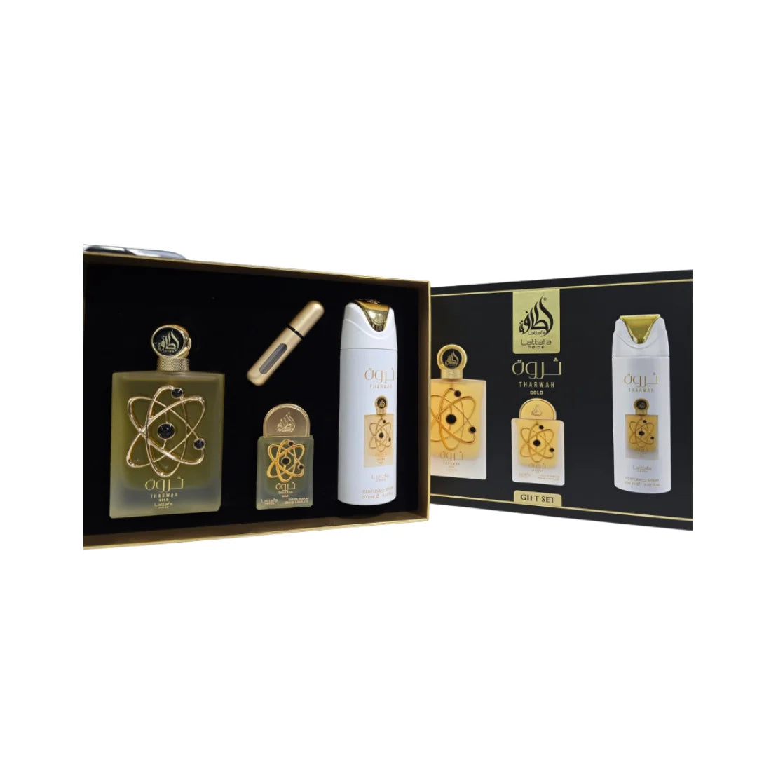 SET DE REGALO PRIDE THARWAH GOLD - LATTAFA