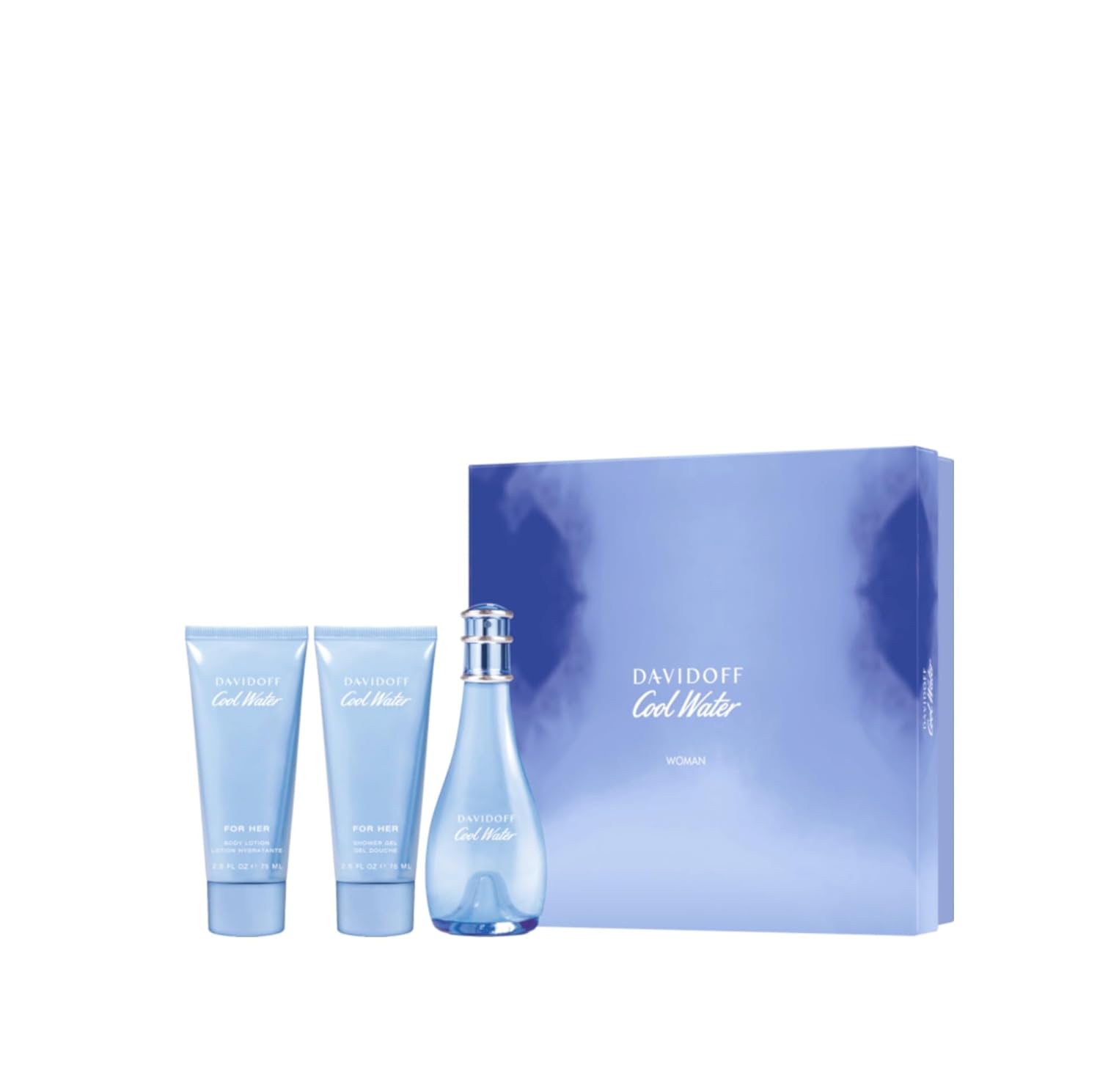 SET COOL WATER WOMAN 100ML EDT – DAVIDOFF